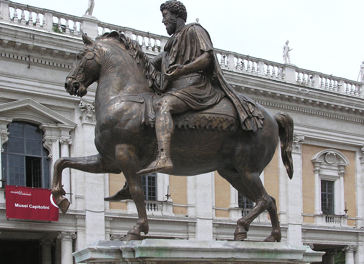 marcus aurelius equestrian statue